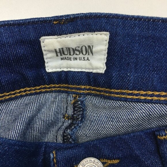 HUDSON Denim Curt Wash COLLIN Whiskers Distressing 5 Pocket Skinny Jeans - Picture 2 of 16